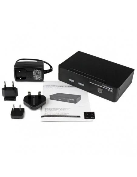 StarTech.com 2 Port Professional USB DisplayPort KVM Switch with Audio
