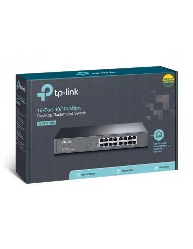 TP-Link TL-SF1016DS network switch Unmanaged Fast Ethernet (10/100) 1U