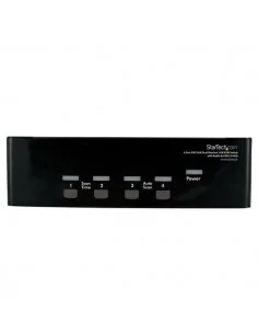 StarTech.com 4 Port DVI VGA Dual Monitor KVM Switch USB with Audio & U