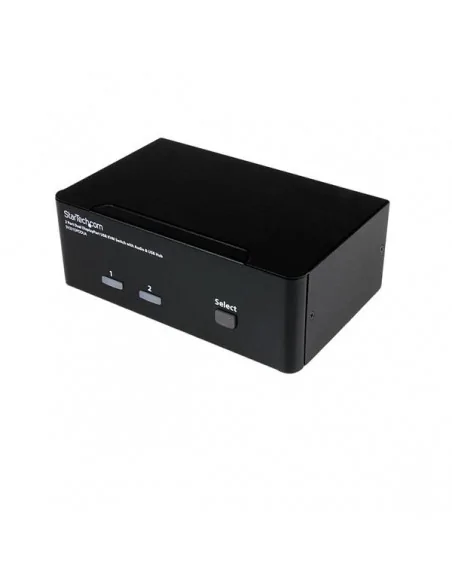 StarTech.com 2 Port Dual DisplayPort USB KVM Switch with Audio & USB 2
