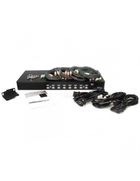 StarTech.com 8 Port Rackmount USB VGA KVM Switch w/ Audio (Audio Cable