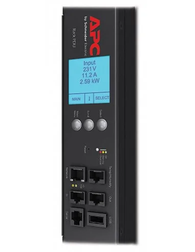APC Rack PDU 2G, Metered by Outlet with Switching, ZeroU, 32A, 230V