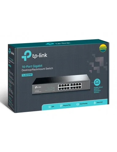 TP-Link TL-SG1016D network switch Unmanaged L2 Gigabit Ethernet (10/10