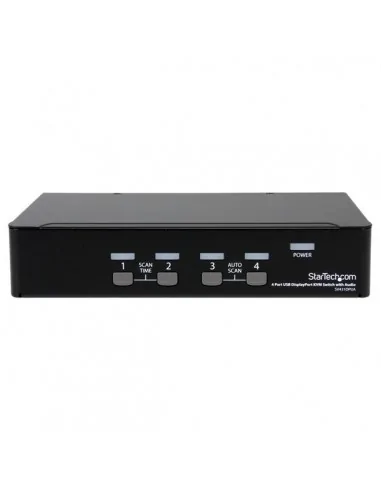 StarTech.com 4 Port USB DisplayPort KVM Switch with Audio - TAA