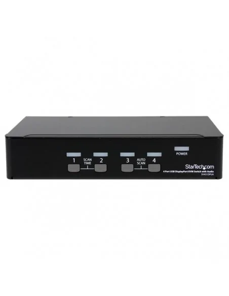 StarTech.com 4 Port USB DisplayPort KVM Switch with Audio - TAA