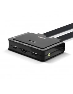 Lindy 2 Port HDMI 4K30, USB 2.0 and Audio Cable KVM Switch 2