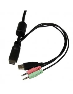 StarTech.com 2 Port USB HDMI Cable KVM Switch with Audio and Remote Sw 2