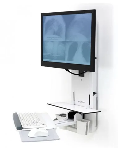 Ergotron 61-080-062 monitor mount / stand 61 cm (24") Wall White