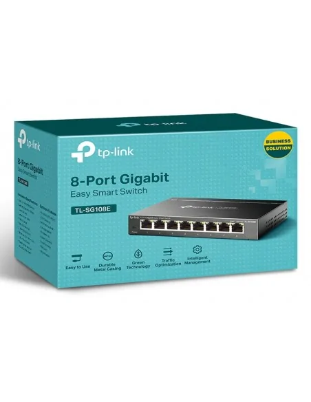TP-Link TL-SG108E network switch Managed L2 Gigabit Ethernet (10/100/1