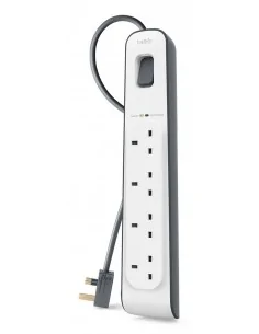 Belkin BSV400AF2M surge protector White 4 AC outlet(s) 2 m
