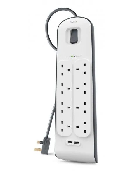 Belkin BSV604AF2M surge protector White 6 AC outlet(s) 2 m