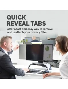 Fellowes PrivaScreen 61 cm (24") Monitor Frameless display privacy 2