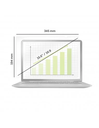 Fellowes PrivaScreen 39.6 cm (15.6") Monitor/Laptop Frameless display
