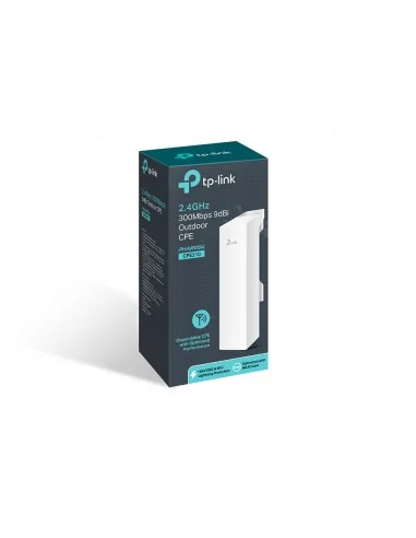 TP-Link 2.4GHz 300Mbps 9dBi Outdoor CPE 300 Mbit/s White Power over Et