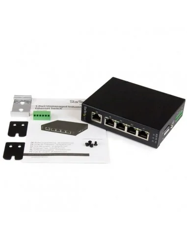 StarTech.com 5 Port Unmanaged Industrial Gigabit Ethernet Switch - DIN