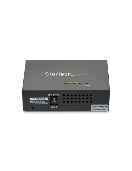 StarTech.com 4-Port Gigabit Midspan - PoE+ Injector - 802.3at/af - TAA