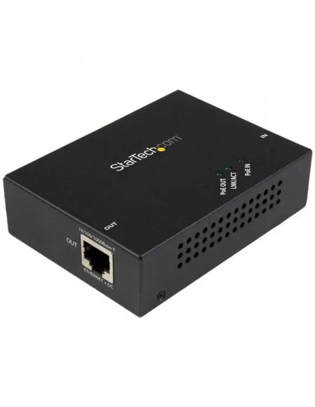StarTech.com 1-Port Gigabit PoE+ Extender - 802.3at and 802.3af - 100 