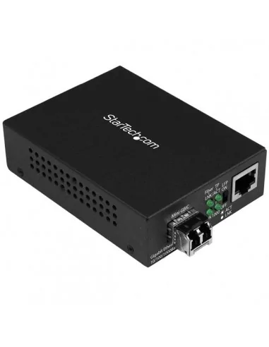 StarTech.com Multi-Mode (MM) LC Fiber Media Converter for 10/100/1000 