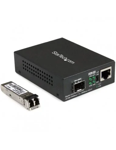 StarTech.com Multi-Mode (MM) LC Fiber Media Converter for 10/100/1000 