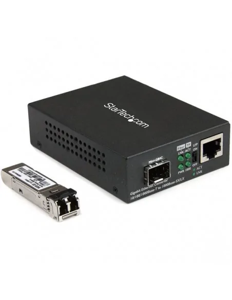 StarTech.com Multi-Mode (MM) LC Fiber Media Converter for 10/100/1000 