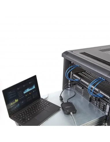 StarTech.com Laptop-to-Server KVM Console with Rugged Housing - TAA