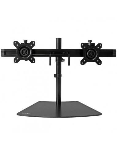 StarTech.com Dual-Monitor Stand - Horizontal - Black - For up to 24"