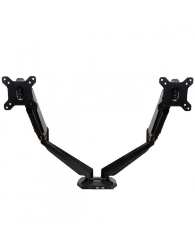 StarTech.com Desk Mount Dual Monitor Arm with USB & Audio, Desk Clamp
