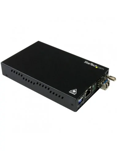 StarTech.com Gigabit Ethernet Copper-to-Fiber Media Converter - SM LC 