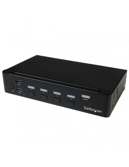 StarTech.com 4-Port DisplayPort KVM Switch - USB 3.0 - 4K 30Hz - TAA