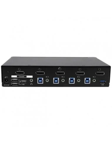 StarTech.com 4-Port DisplayPort KVM Switch - USB 3.0 - 4K 30Hz - TAA