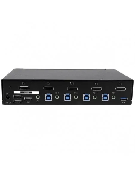 StarTech.com 4-Port DisplayPort KVM Switch - USB 3.0 - 4K 30Hz - TAA