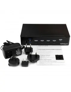 StarTech.com 4-Port HDMI KVM Switch - USB 3.0 - 1080p - TAA 2