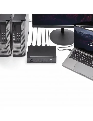 StarTech.com 4-Port HDMI KVM Switch - USB 3.0 - 1080p - TAA