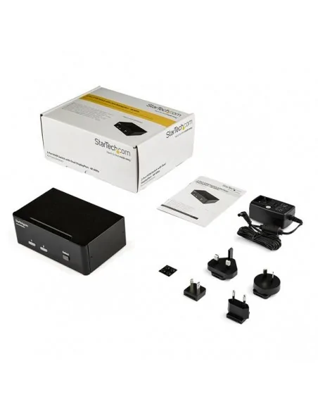 StarTech.com 2-Port DisplayPort Dual-Monitor KVM Switch - 4K 60Hz - TA