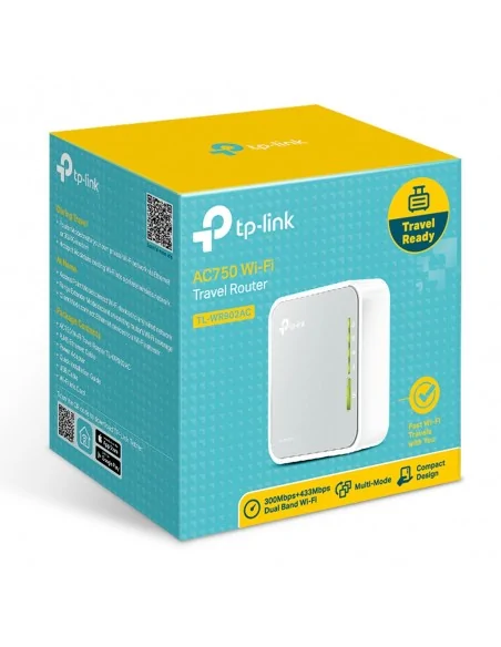 TP-Link TL-WR902AC wireless router Fast Ethernet Dual-band (2.4 GHz / 