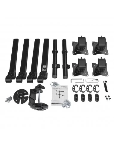 StarTech.com Desk Mount Quad Monitor Arm - Ergonomic VESA 4 Monitor