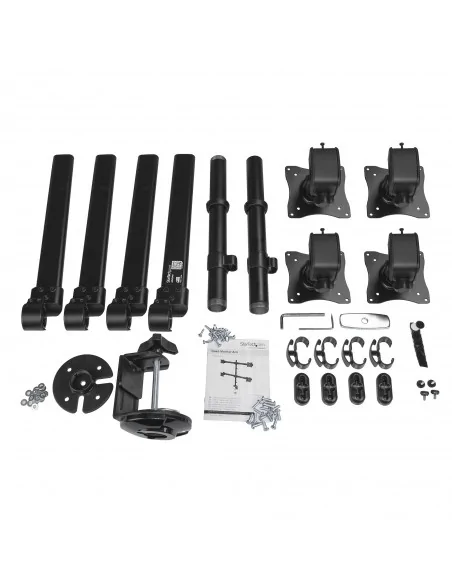 StarTech.com Desk Mount Quad Monitor Arm - Ergonomic VESA 4 Monitor