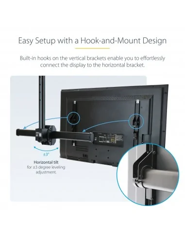 StarTech.com TV Ceiling Mount - Full-Motion Universal Hanging Single