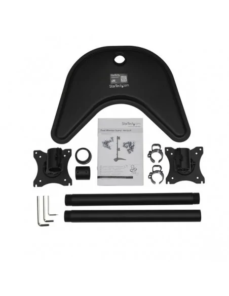 StarTech.com Dual-Monitor Stand, Vertical - For up to two 27" or 34"