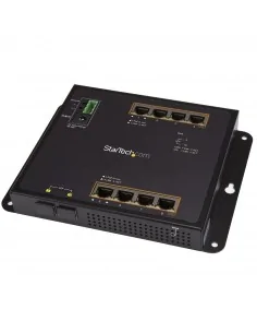 StarTech.com Industrial 8 Port Gigabit PoE+ Switch w/2 SFP MSA Slots -
