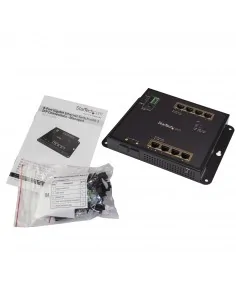 StarTech.com Industrial 8 Port Gigabit PoE+ Switch w/2 SFP MSA Slots - 2