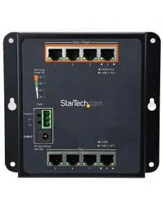 StarTech.com Industrial 8 Port Gigabit PoE Switch - 4 x PoE+ 30W - Pow 2