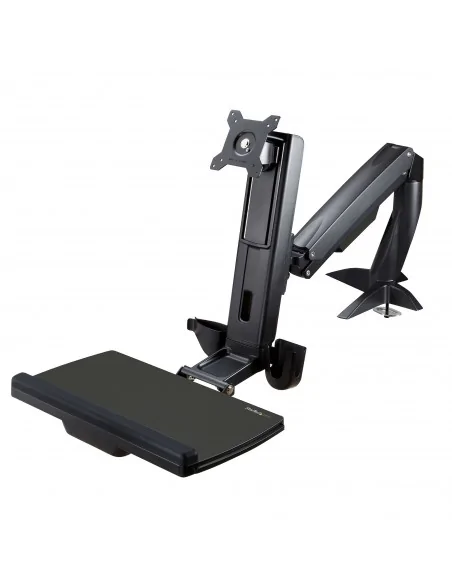 StarTech.com Sit Stand Monitor Arm - Desk Mount Adjustable Sit-Stand