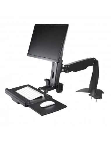 StarTech.com Sit Stand Monitor Arm - Desk Mount Adjustable Sit-Stand