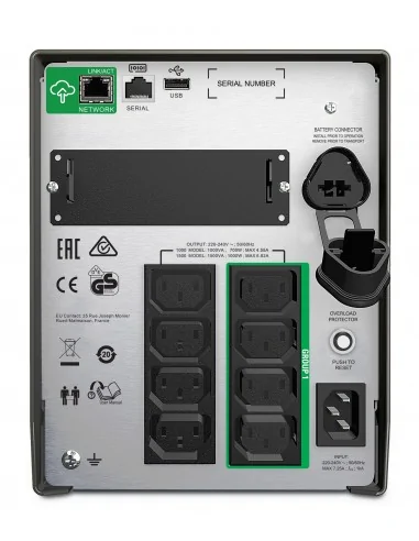 APC Smart-UPS SMT1000IC – 8x C13, USB, SmartConnect, 1000VA