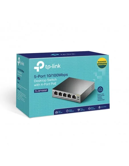 TP-Link TL-SF1005P network switch Unmanaged Fast Ethernet (10/100) Pow