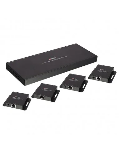 Lindy 70m Cat.6 4 Port HDMI 4K30 and IR Splitter Extender with Loop