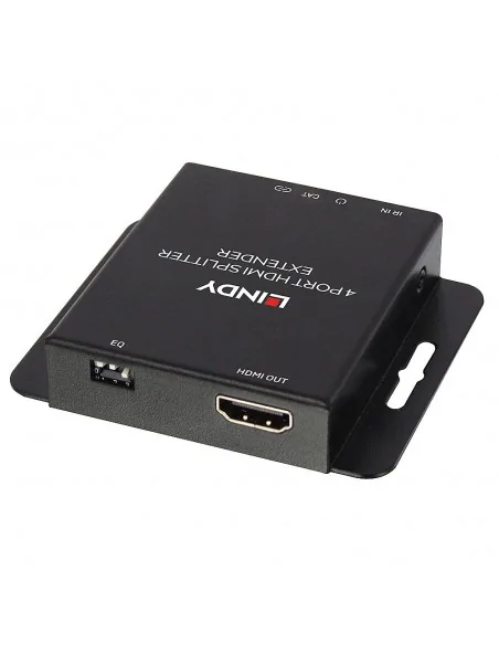 Lindy 70m Cat.6 4 Port HDMI 4K30 and IR Splitter Extender with Loop