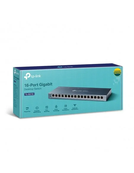 TP-Link TL-SG116 network switch Unmanaged Gigabit Ethernet (10/100/100