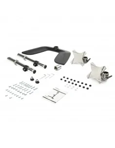StarTech.com Vertical Dual Monitor Stand, Ergonomic Desktop Stacked 2
